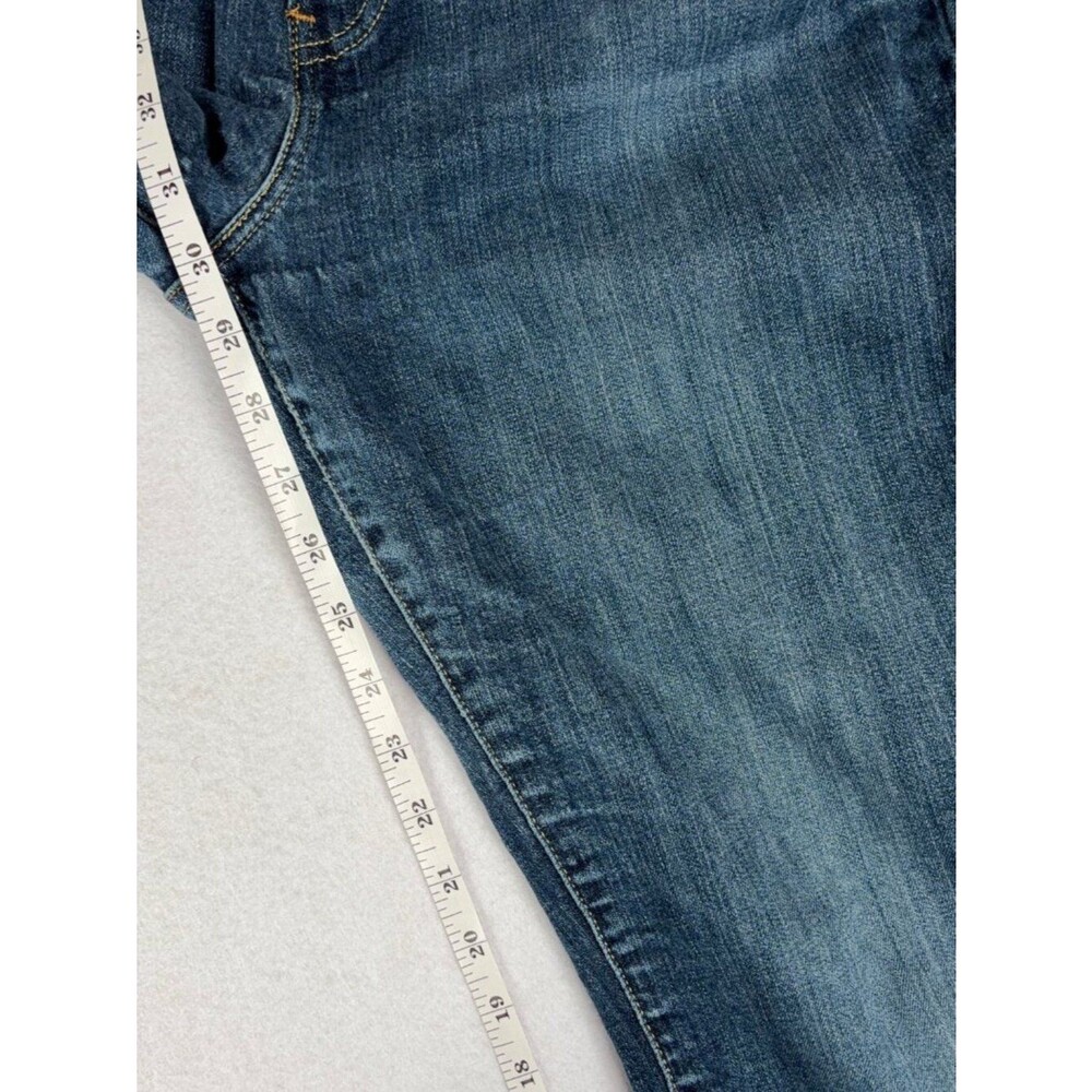 Levi's 515 Bootcut Jeans Women's 12M (32x30) Dark Wash Flap Pockets Western Y2K - Picture 6 of 13